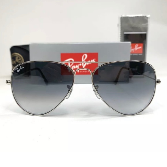 Ray-Ban RB3025 003/32 58mm Aviator Sunglasses - Picture 2 of 8